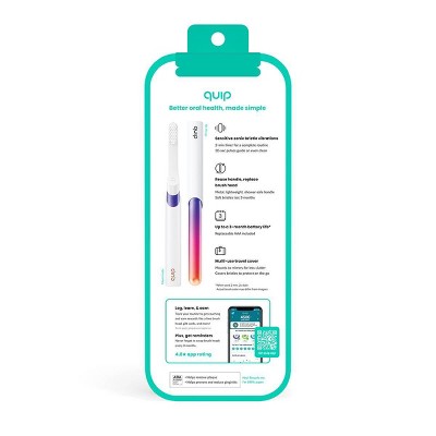 quip Sonic Electric Metal Toothbrush and Travel Case Sunset - Imperfect Box by This is Beauty US