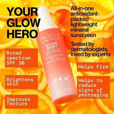 Pacifica Glow Baby Super Glow Face Lotion SPF 30 1.7 fl oz - Imperfect Box