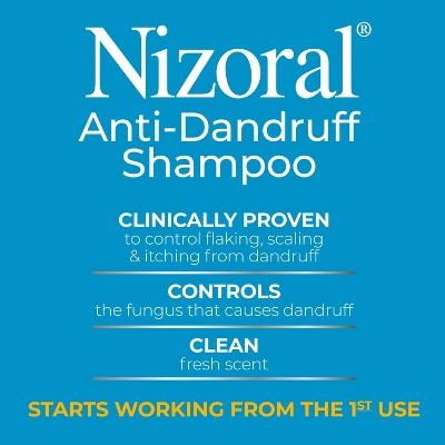 Nizoral Anti Dandruff Shampoo with 1% Ketoconazole, Clean Fresh Scent 7 fl oz - Missing Box by This is Beauty US