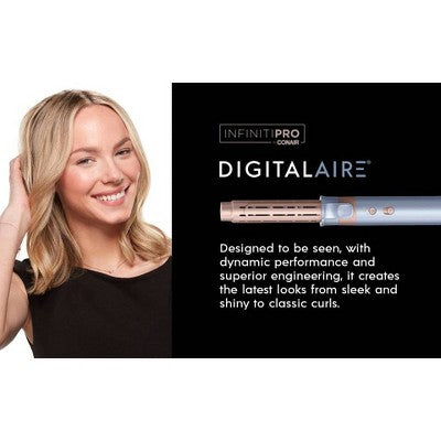 InfinitiPRO by Conair DigitalAIRE Plus Straightener; Bag Multipurpose Hair Styling Tools 1"-1.25" - Imperfect Box by This is Beauty US