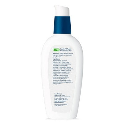 CeraVe PM Moisturizing Lotion Night Cream 3 fl oz - Missing Box by This is Beauty US
