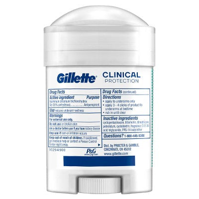 Gillette Clinical Soft Invisible Solid Ultimate Fresh Antiperspirant &amp; Deodorant 2.6oz - New by This is Beauty US