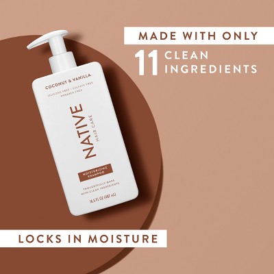 Native Coconut &amp; Vanilla Moisturizing Shampoo 16.5 fl oz - Imperfect Container