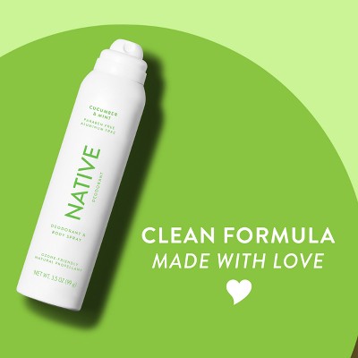 Native Spray Deodorant Cucumber &amp; Mint 3.5oz - Imperfect Container by This is Beauty US