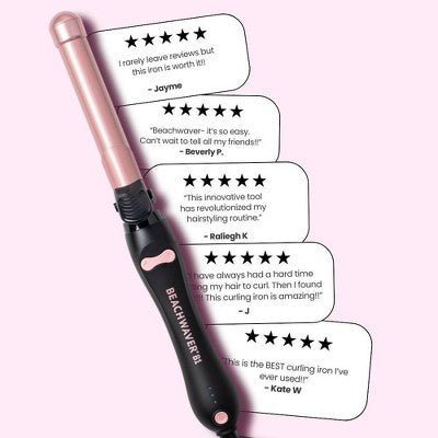 BEACHWAVER Co. Curling Wand Midnight Rose - Imperfect Box by This is Beauty US