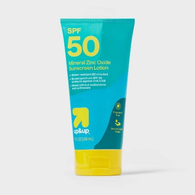 Mineral Sunscreen Lotion SPF 50 5oz up&amp;up - Imperfect Container by This is Beauty US