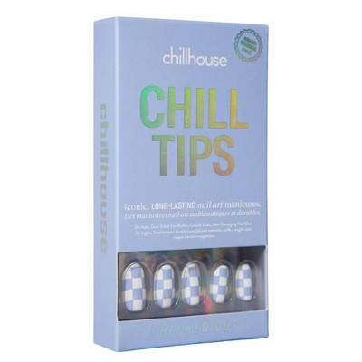 Chillhouse Chill Tips Fake Nails Design Studio Checked Out 24ct - Imperfect Box by This is Beauty US