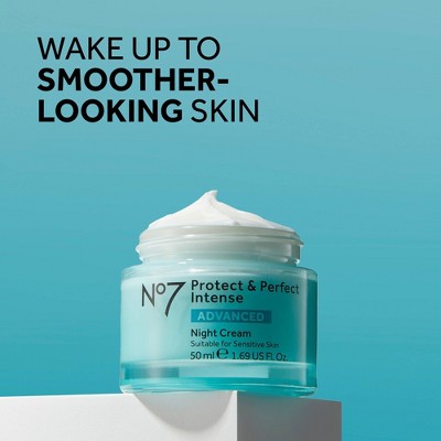 No7 Protect &amp; Perfect Intense Advanced Moisturizing Night Cream 1.69 fl oz - Imperfect Box