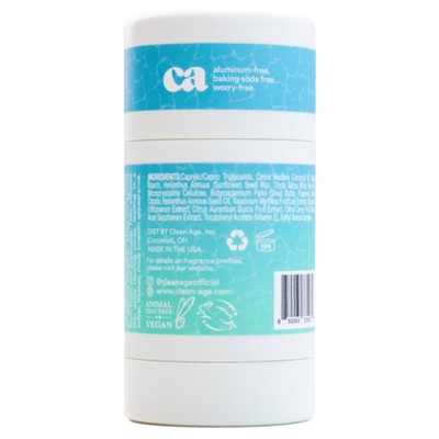 Clean Age Cedar &amp; Sea Salt AHA Solid Deodorant for Teens 2.25oz - Imperfect Container