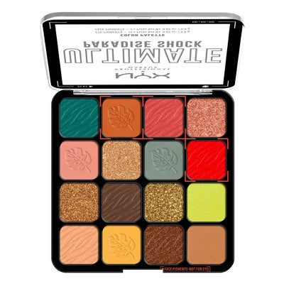 NYX Professional Makeup Ultimate Eyeshadow Palette Paradise Shock 0.32oz - New by This is Beauty US