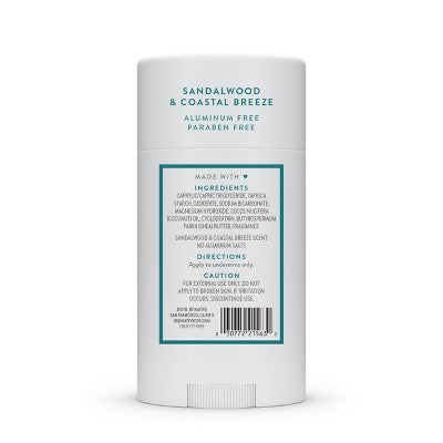 Native Limited Edition Fall Getaway Deodorant Sandalwood &amp; Coastal Breeze 2.65oz - Imperfect Container