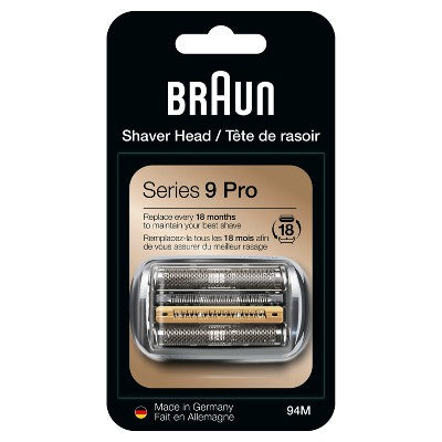 Braun Electric Shaver Replacement Head Silver - New by This is Beauty US
