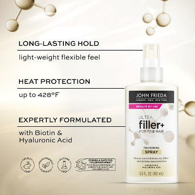 John Frieda UltraFiller+ Thickening Volumizing Spray 5 fl oz - New by This is Beauty US