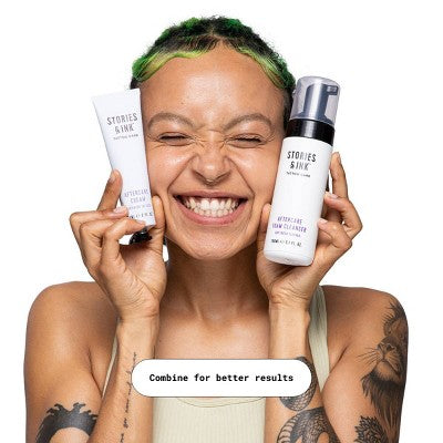 Stories &amp; Ink Repairing Aftercare Foaming Body Cleanser 5.07 fl oz - imperfect Box
