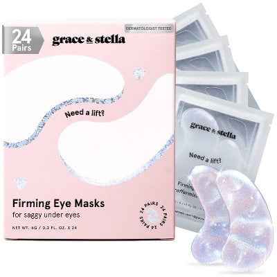 Grace &amp; Stella Firming Under Eye Masks White 24ct - New