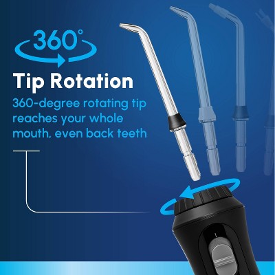 Waterpik Cordless Plus Rechargeable Water Flosser WP-462 Black - Imperfect Box by This is Beauty US