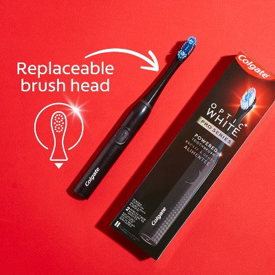 Colgate Optic White Pro Series Sonic Battery Powered Toothbrush Black - Imperfect Box by This is Beauty US