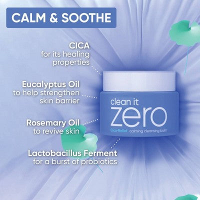 Banila Co Clean It Zero Calming Cleansing Balm with Cica Relief 3.4oz - Imperfect Box by This is Beauty US