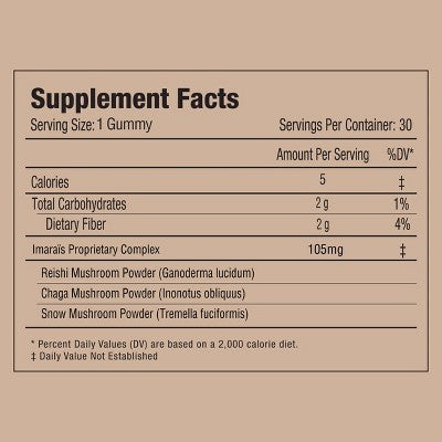 Imarais Beauty Nourish Haircare Gummies Vegan and Sugar-Free 30ct - Imperfect Container by This is Beauty US