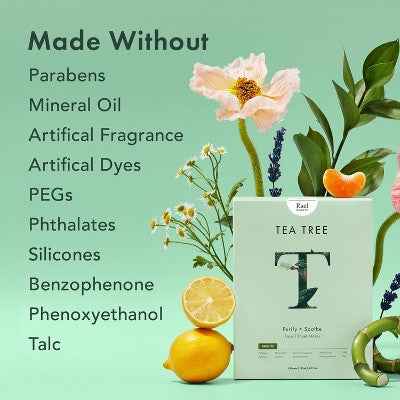 Rael Beauty Tea Tree Facial Sheet Mask 5ct/4.2oz - New