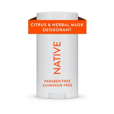 Native Solid Deodorant for Men &amp; Women Citrus &amp; Herbal Musk 2.65oz - Imperfect Container by This is Beauty US