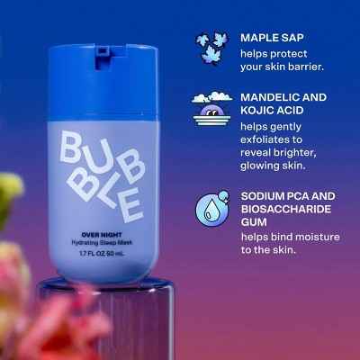 Bubble Skincare Over Night Hydrating Sleep Mask 1.7 fl oz - Missing Box