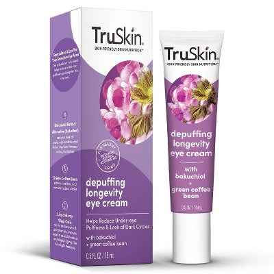 TruSkin Depuffing Longevity Eye Cream 0.5 fl oz - New