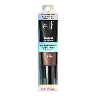 e.l.f. Camo CC Cream 560 C Deep 1.05oz - Imperfect Box by This is Beauty US