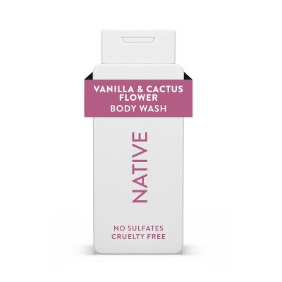 Native Body Wash Vanilla &amp; Cactus Flower Sulfate Free 18 fl oz - Imperfect Container by This is Beauty US