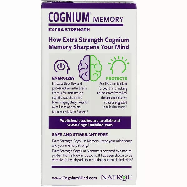 Natrol Cognium Complete Brain Health 100mg Capsules – 60ct by Top Vita Shop