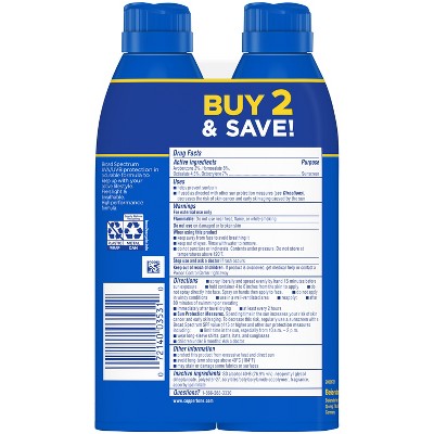 Coppertone Sport Sunscreen Spray SPF 30 Twin Pack 11oz - Imperfect Box by This is Beauty US