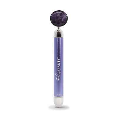 Plum Beauty Amethyst Vibrating Facial Massager - New
