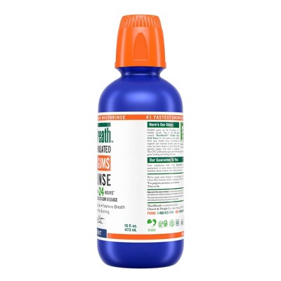 TheraBreath Healthy Gums Mouthwash Antigingivitis Clean Mint 16 fl oz - Imperfect Container by This is Beauty US
