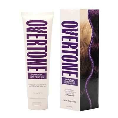 Overtone Royal Plum Daily Conditioner- Semi-Permanent Purple Hair Color  4.5 oz - New