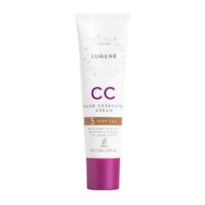 Lumene CC Color Correcting Cream 5 Deep Tan  1 fl oz - New