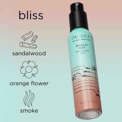 Pacifica Beach Day Hair and Body Mist 5 fl oz - New