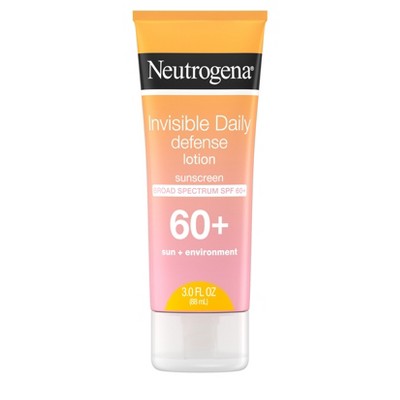 Neutrogena Invisible Daily Defense Sunscreen Lotion SPF 60 3 fl oz - New by This is Beauty US