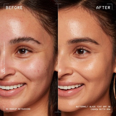 NYX Professional Makeup Buttermelt Glaze Skin Tint with SPF 30 Cashew Butta 1.01 fl oz - Imperfect Container by This is Beauty US