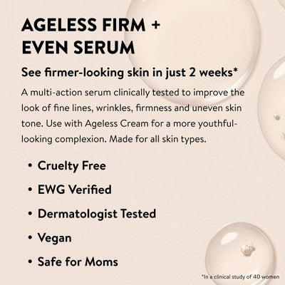 Honest Beauty Ageless Firm and Even Serum 1.0 fl oz - Missing Box by This is Beauty US