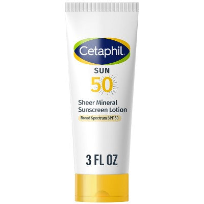 Cetaphil Sheer Mineral Face; Body SPF 50 3 fl oz - Imperfect Container by This is Beauty US