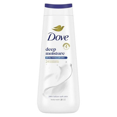 Dove Deep Moisture Body Wash Nourishes the Driest Skin 24hr Lotion-Soft Skin 20 fl oz - Imperfect Container by This is Beauty US