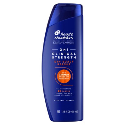 Head &amp; Shoulders Clinical Strength Dry Scalp Rescue 2-in-1 13.5 fl oz - New