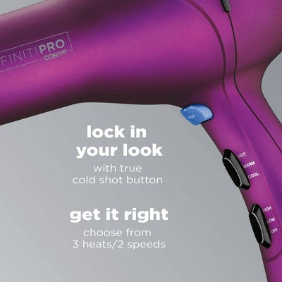 Conair Magenta Soft Touch AC Motor Hair Dryer 1875 Watts - Imperfect Box by This is Beauty US