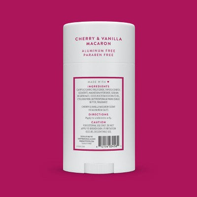 Native Solid Deodorant for Women; Men Cherry; Vanilla Macaron Aluminum-Free 2.65oz - Imperfect Container by This is Beauty US