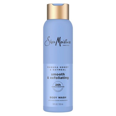 SheaMoisture Body Wash Smooth &amp; Exfoliating Manuka Honey &amp; Oatmeal with Plant-Based Moisturizers 18 fl oz - Imperfect Container by This is Beauty US
