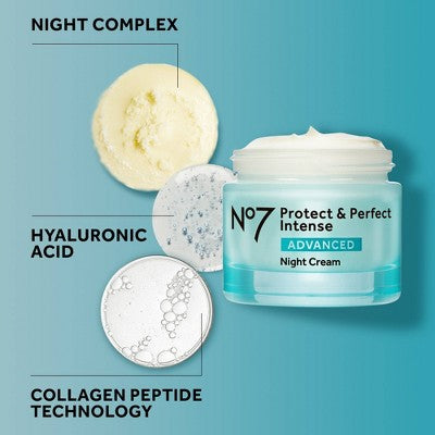 No7 Protect &amp; Perfect Intense Advanced Moisturizing Night Cream 1.69 fl oz - Missing Box