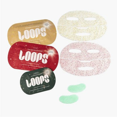LOOPS Holiday Hits Gift Set 4ct/2.56oz - Imperfect Box by This is Beauty US
