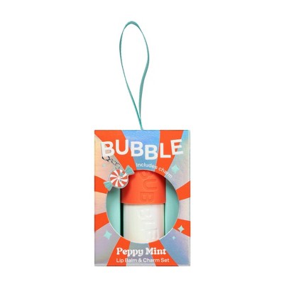 Bubble Skincare Peppy Mint Lip Balm &amp; Charm Gift Set 2ct - Imperfect Box