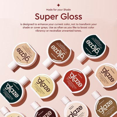 Glaze SuperGloss Color Conditioning Hair Gloss Brunette Sleek Espresso Brown 6.4 fl oz - Imperfect Container by This is Beauty US