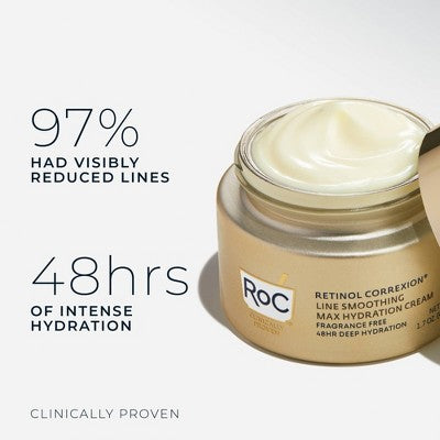 RoC Retinol Correxion Line Smoothing Max Hydration Cream 1.7oz - Missing Box by This is Beauty US